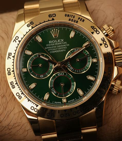 rolex daytona green dial fake|rolex daytona 116508 price.